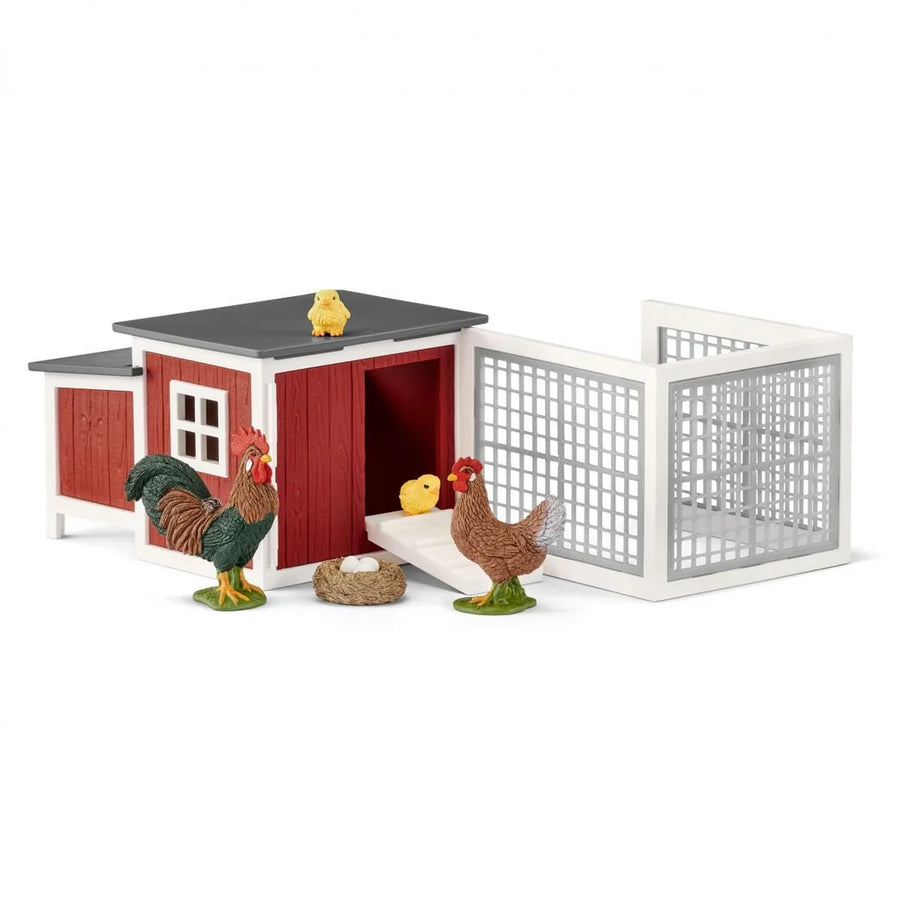 Clucky Chicken Coop - Schleich Farm World 42421