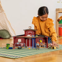 Large Barn With Animals and Accessories - Schleich Farm World 42606