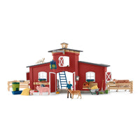Large Barn With Animals and Accessories - Schleich Farm World 42606