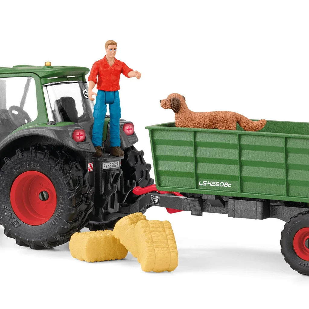 Tractor with Trailor - Schleich Farm World 42608