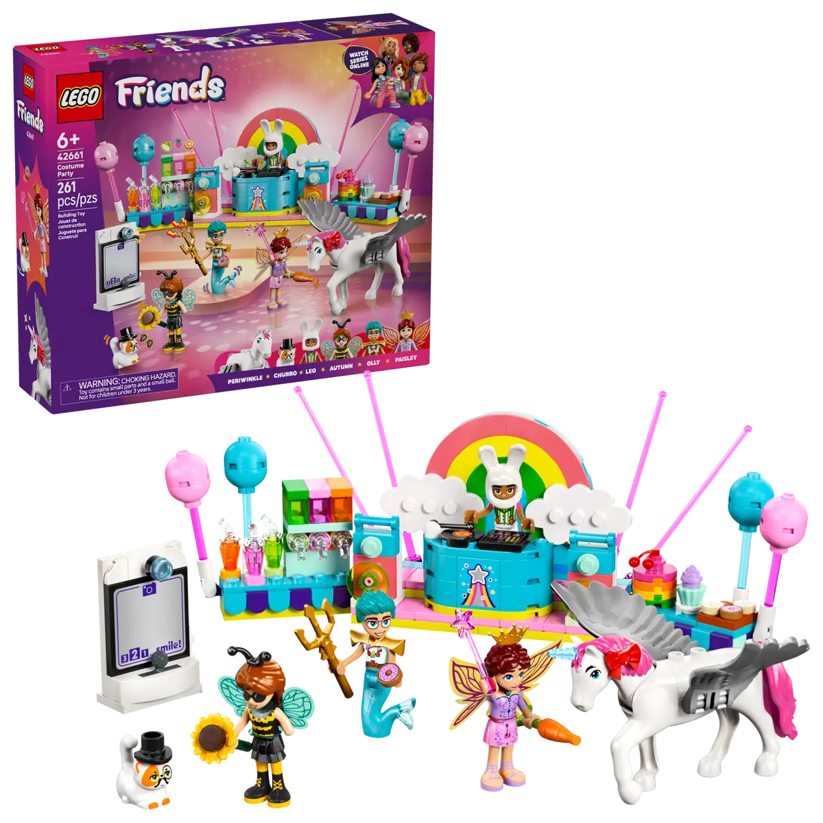 Lego Friends Costume Party With Unicorn & Fairy 42661
