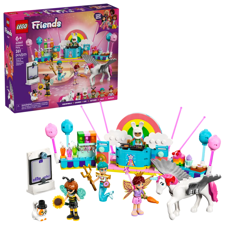 Lego Friends Costume Party With Unicorn & Fairy 42661