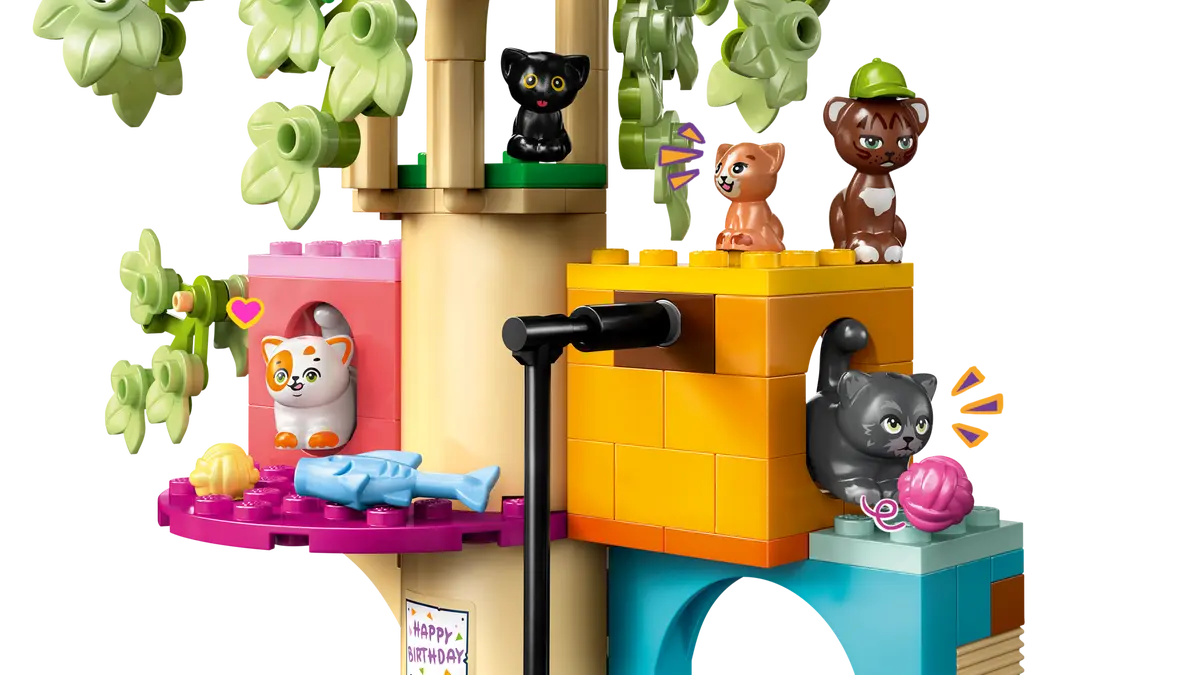 Lego Friends Cat Birthday Party & Tree House 42666
