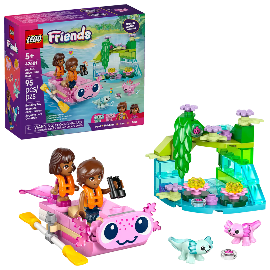 Lego Friends Axolotl Adventure Boat 42681