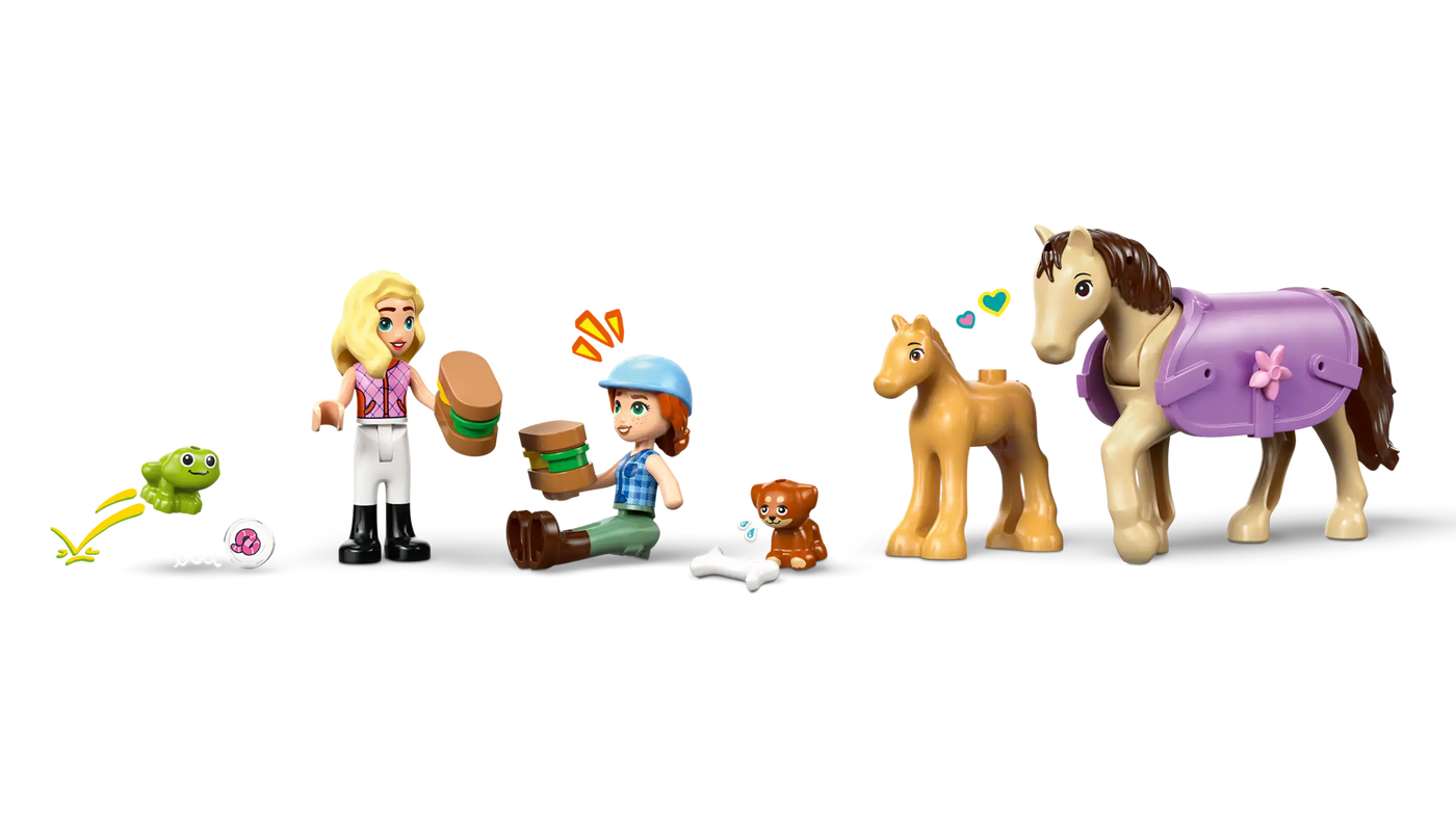 Lego Friends Horse & Baby Foal Trailer 42695