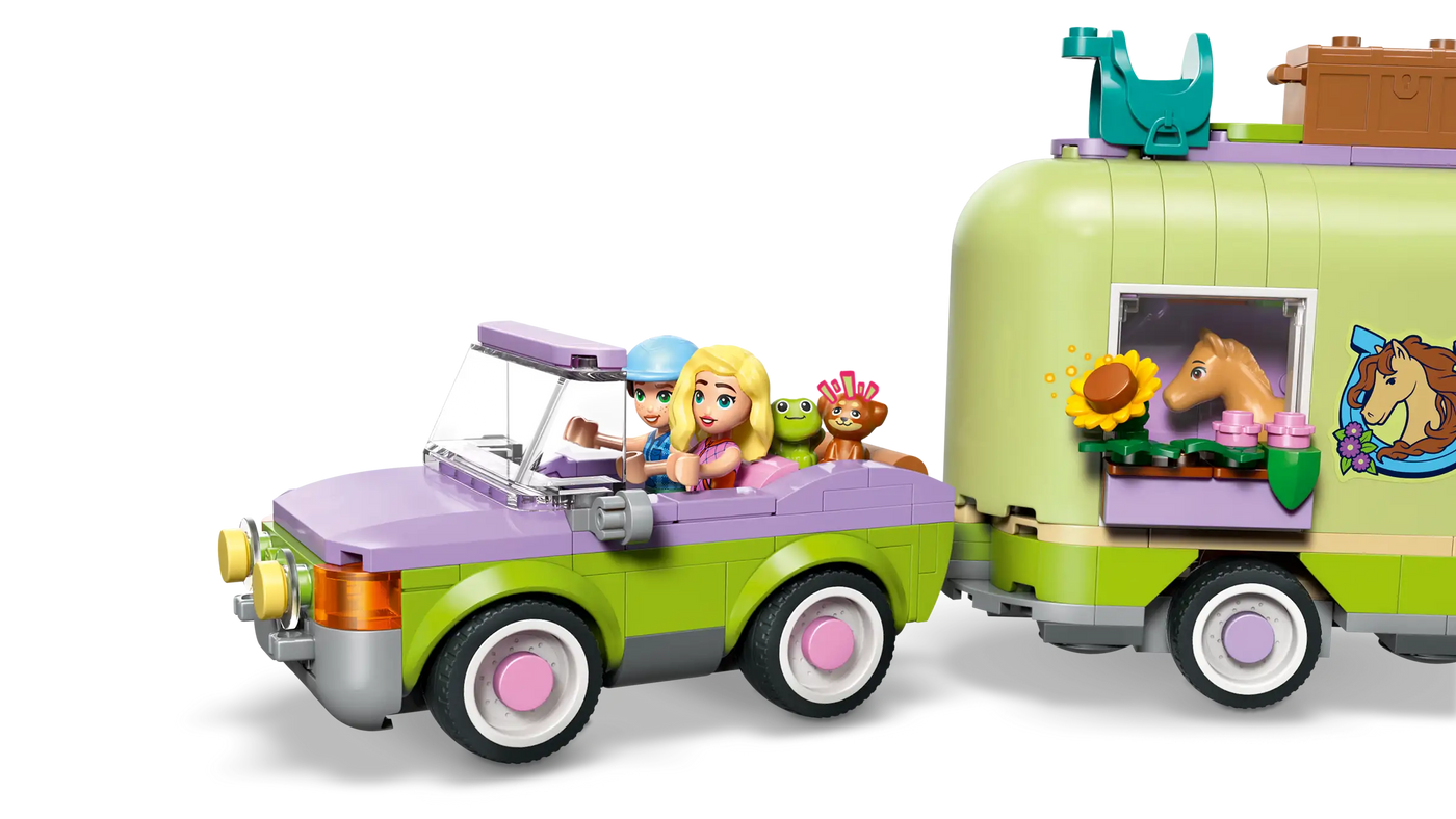 Lego Friends Horse & Baby Foal Trailer 42695