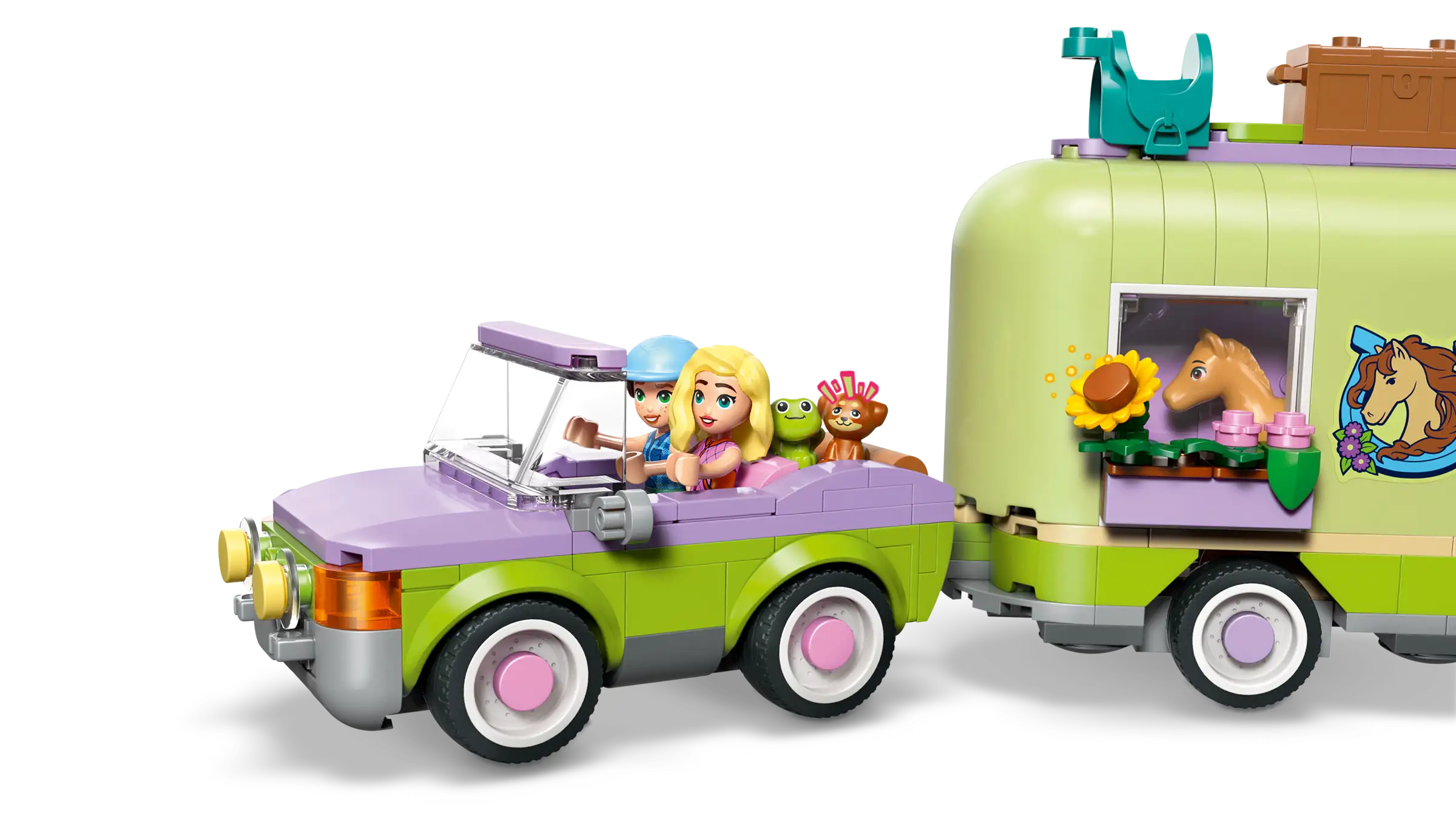 Lego Friends Horse & Baby Foal Trailer 42695