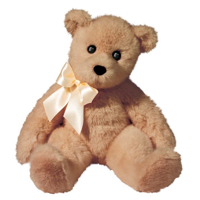 Douglas Graham Golden Bear With Ribbon (Medium)