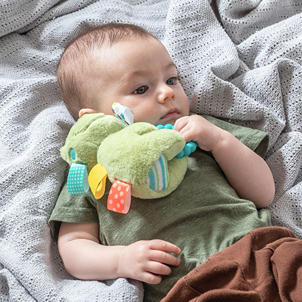 Mary Meyer Peepers Frog 5" Teether Rattle