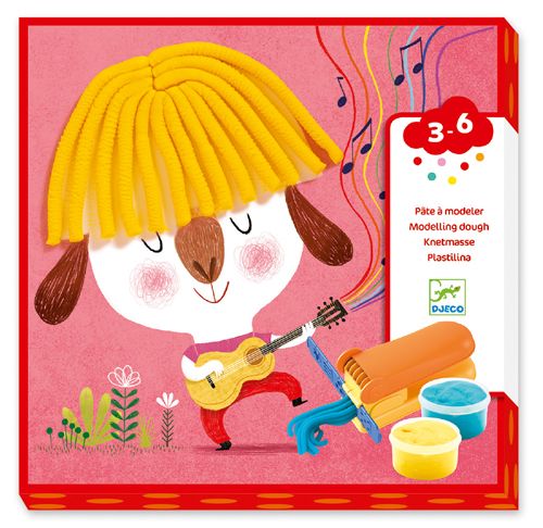 Djeco Curls And Straight Hair Modelling Clay 3-6yrs