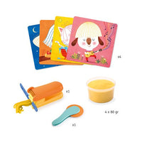 Djeco Curls And Straight Hair Modelling Clay 3-6yrs