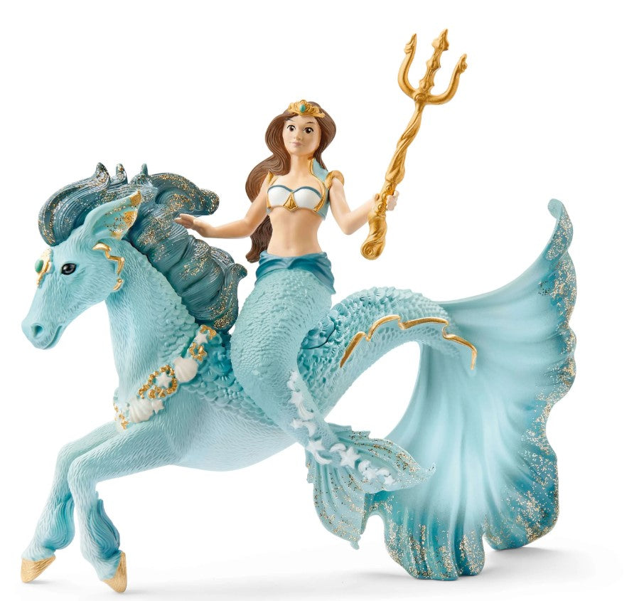Schliech Bayala Mermaid Eyela On Underwater Horse