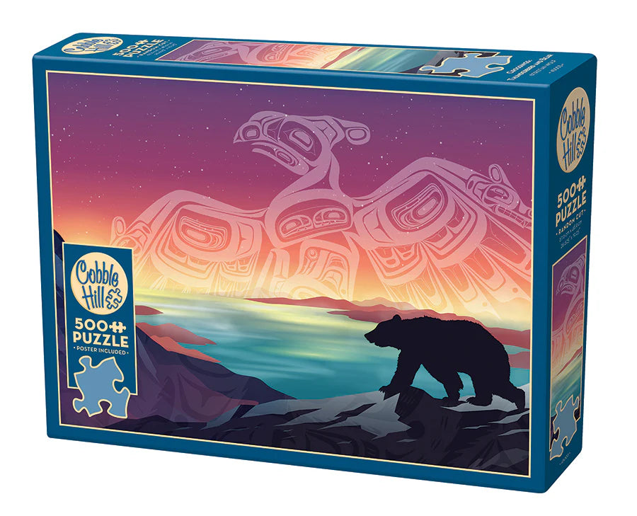 Cobble Hill Crossings: Thunderbird and Bear | 500 Piece