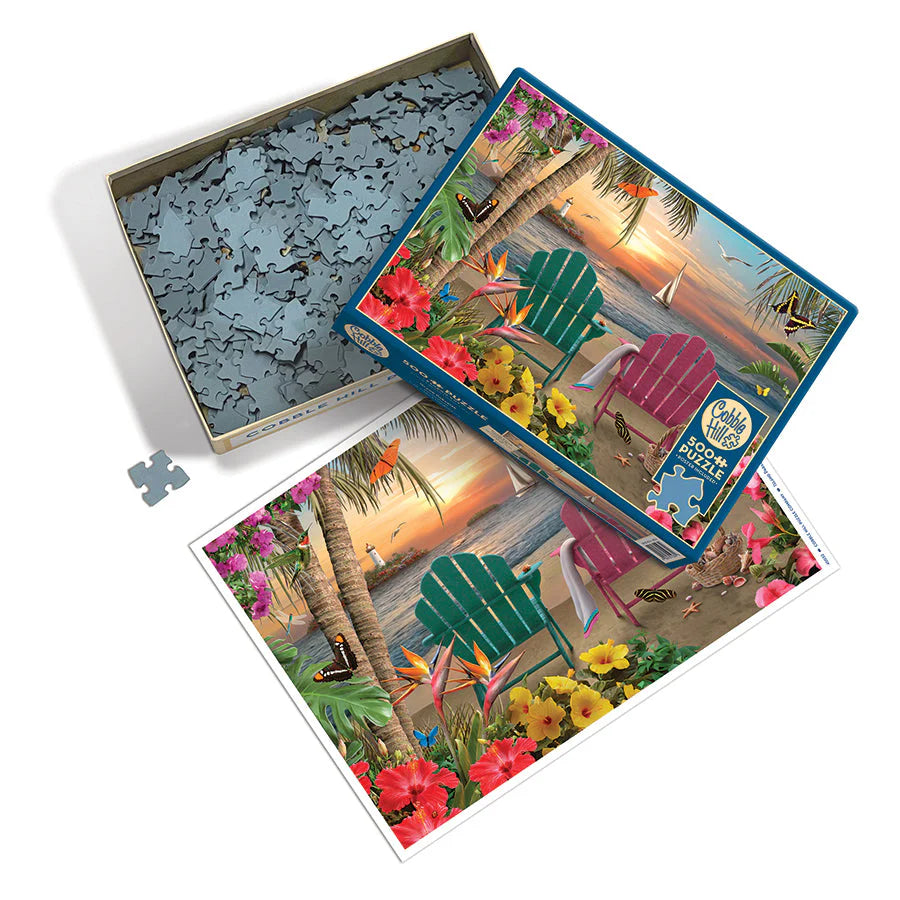 Cobblehill Island Paradise 500pc Puzzle