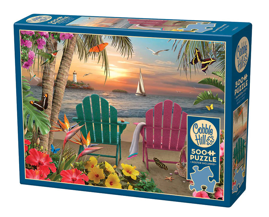 Cobblehill Island Paradise 500pc Puzzle