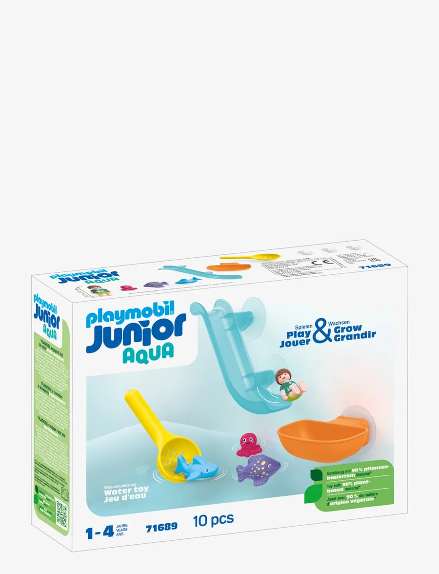 Playmobil Aqua Waterslide With Animals 71689