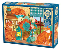 Cobble Hill Pumpkin Patch Cats 500 Piece