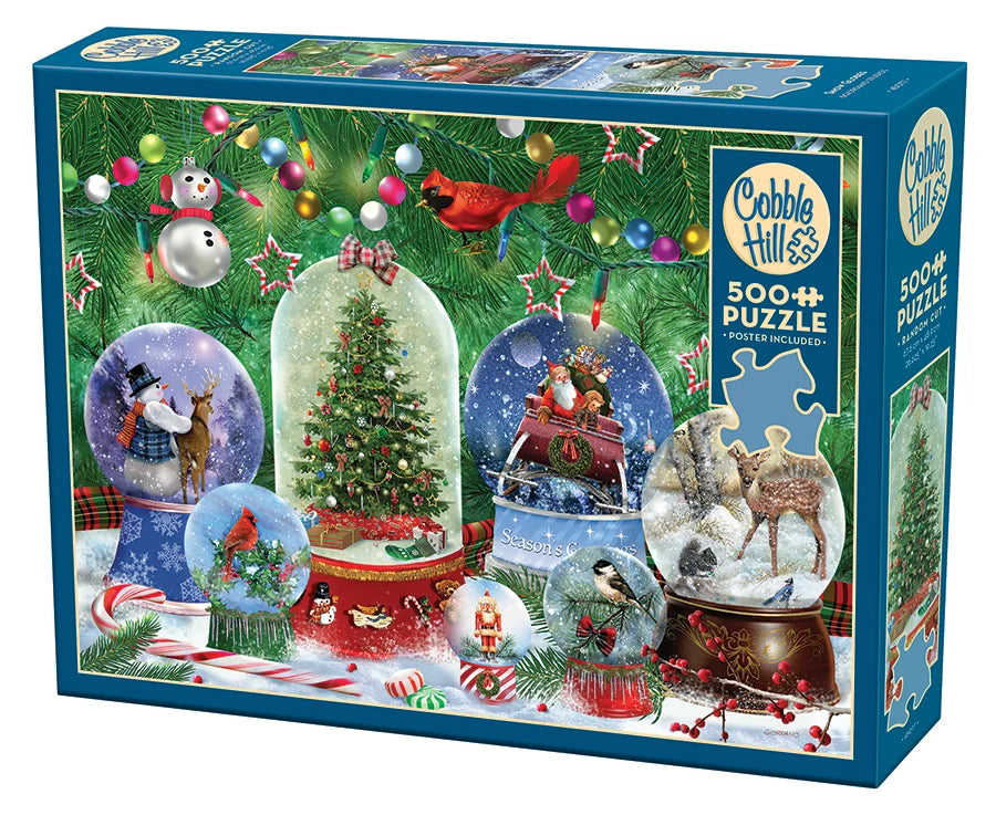 Cobble Hill Snow Globes | 500 Piece Puzzle