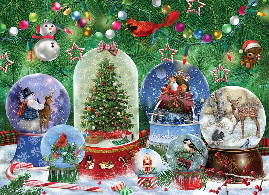 Cobble Hill Snow Globes | 500 Piece Puzzle
