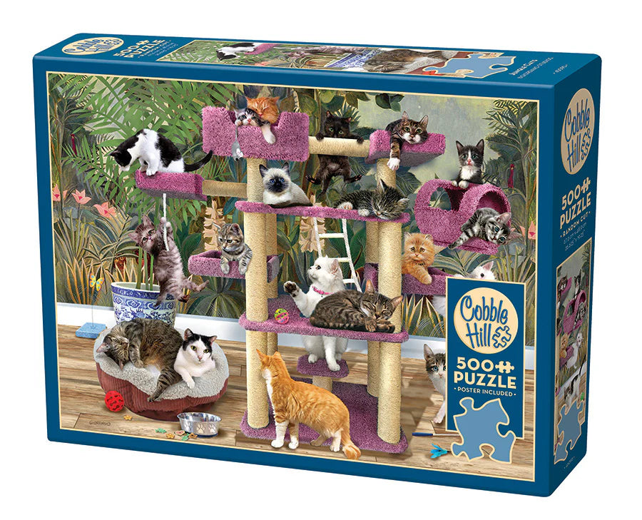 Cobble Hill Jungle Cats 500 Pieces