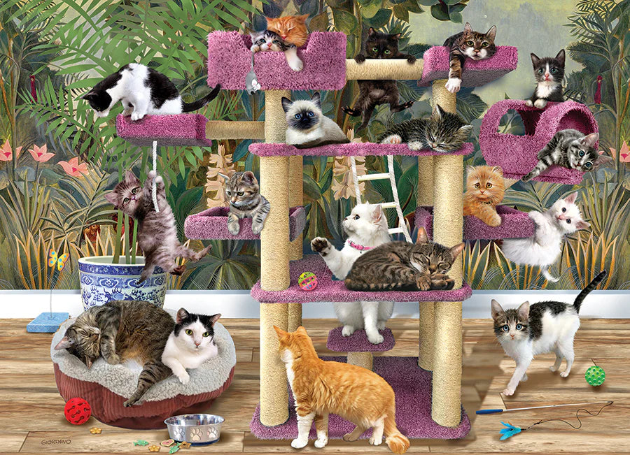 Cobble Hill Jungle Cats 500 Pieces