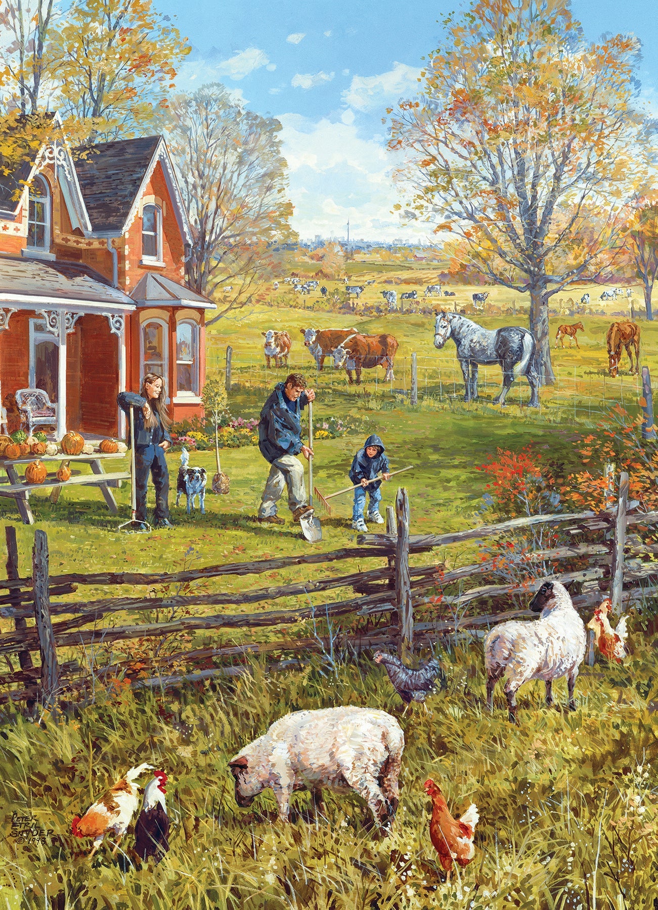 CobbleHill Young Family Farm 500 Piece