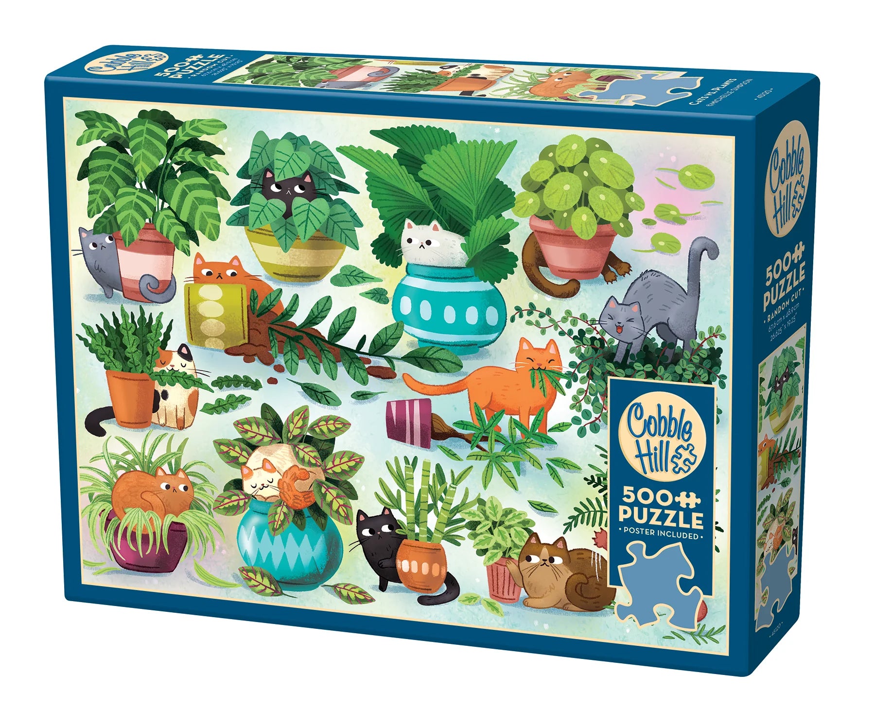 Cobblehill Cats vs Plants 500 Piece