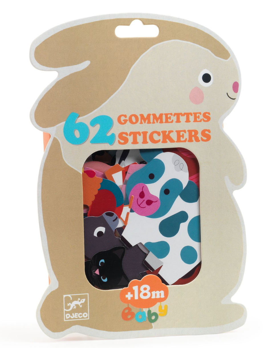 Djeco Farm Animal Stickers