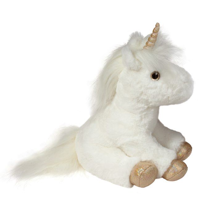 Douglas Toys Elodie White Unicorn