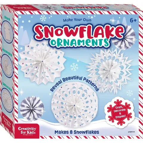 Creativity For Kids Make Your Own Snowflake Ornaments