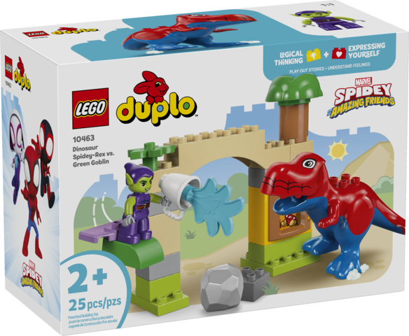 Lego Duplo Dinosaur Spidey-Rex vs Green Goblin 10463