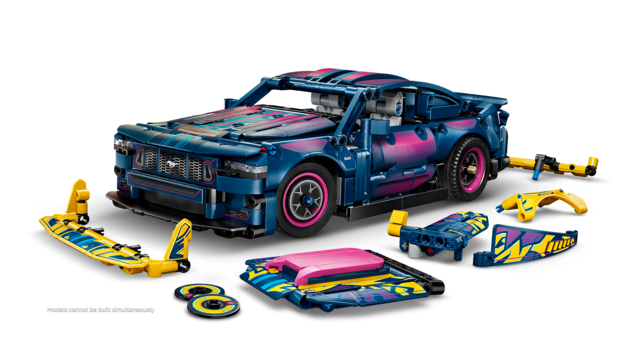 Lego Technic Custom Garage Ford Mustang GT Car 42236