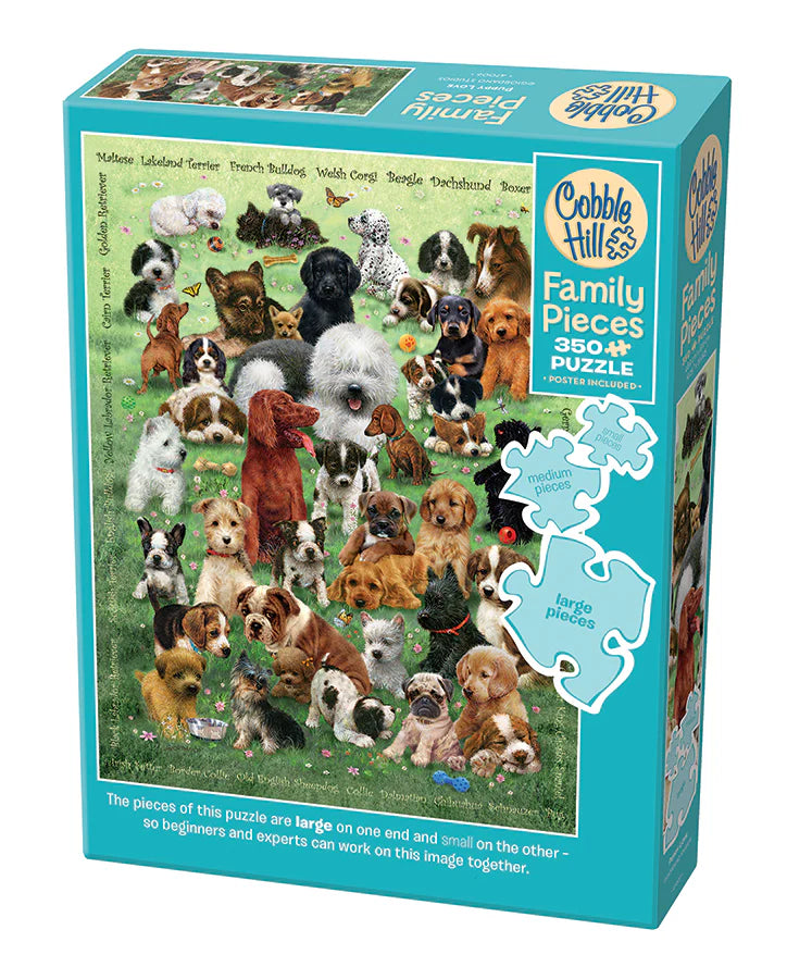 Cobblehill Puppy Love 350 Family Puzzles