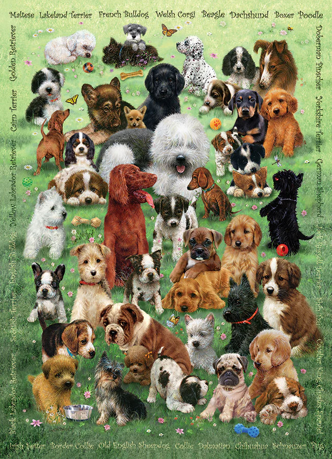 Cobblehill Puppy Love 350 Family Puzzles
