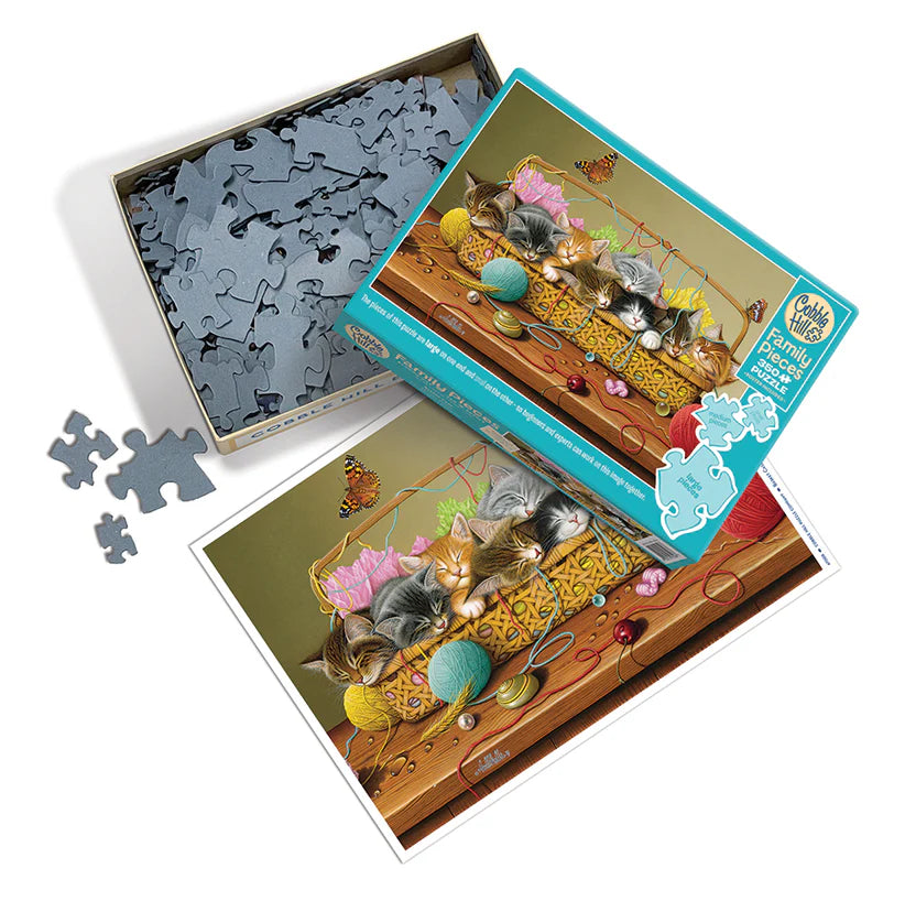 CobbleHill 🍁Basket Case 350 Family Puzzles