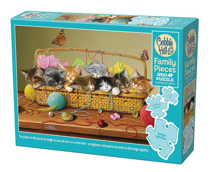 CobbleHill 🍁Basket Case 350 Family Puzzles