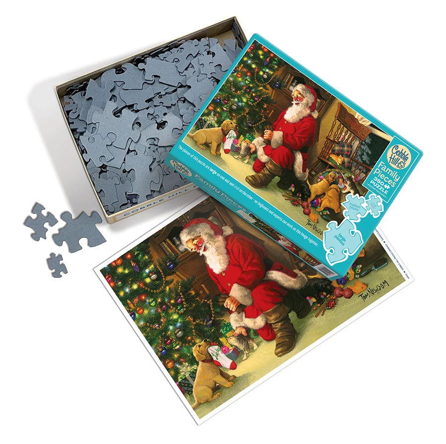 Cobble Hill Santa's Lucky Stocking (Family) | Family Pieces 350