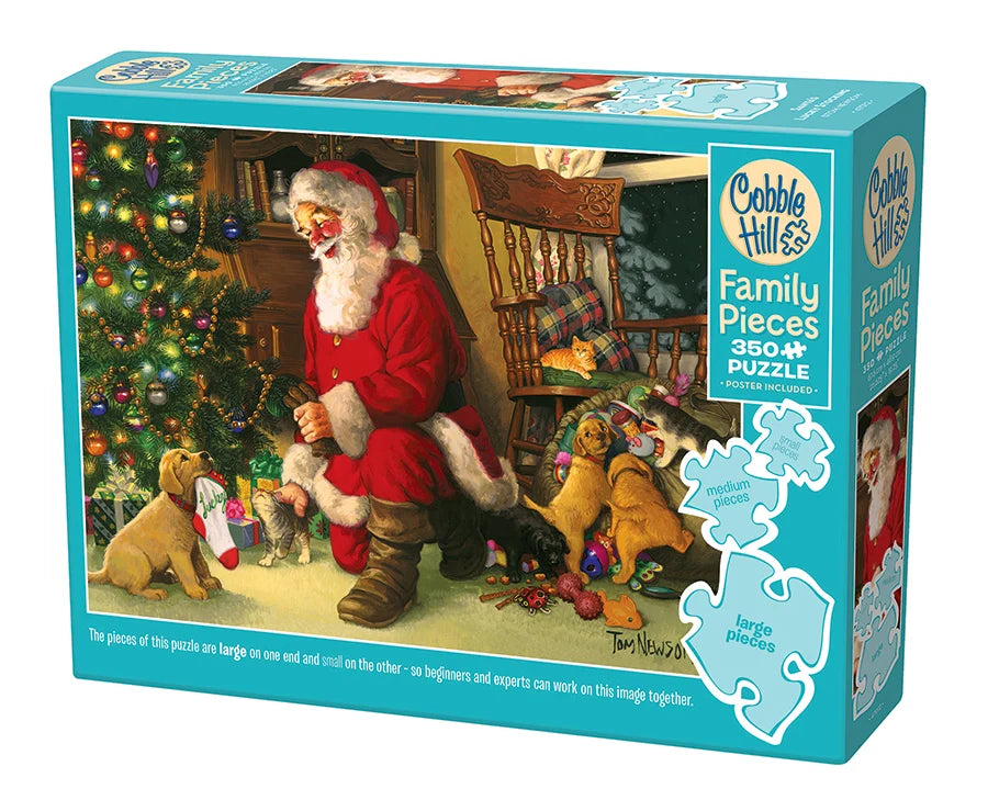 Cobble Hill Santa's Lucky Stocking (Family) | Family Pieces 350