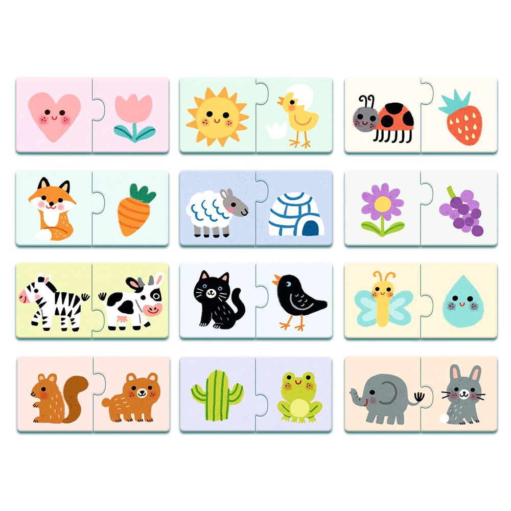 Djeco Colours Duo Puzzle