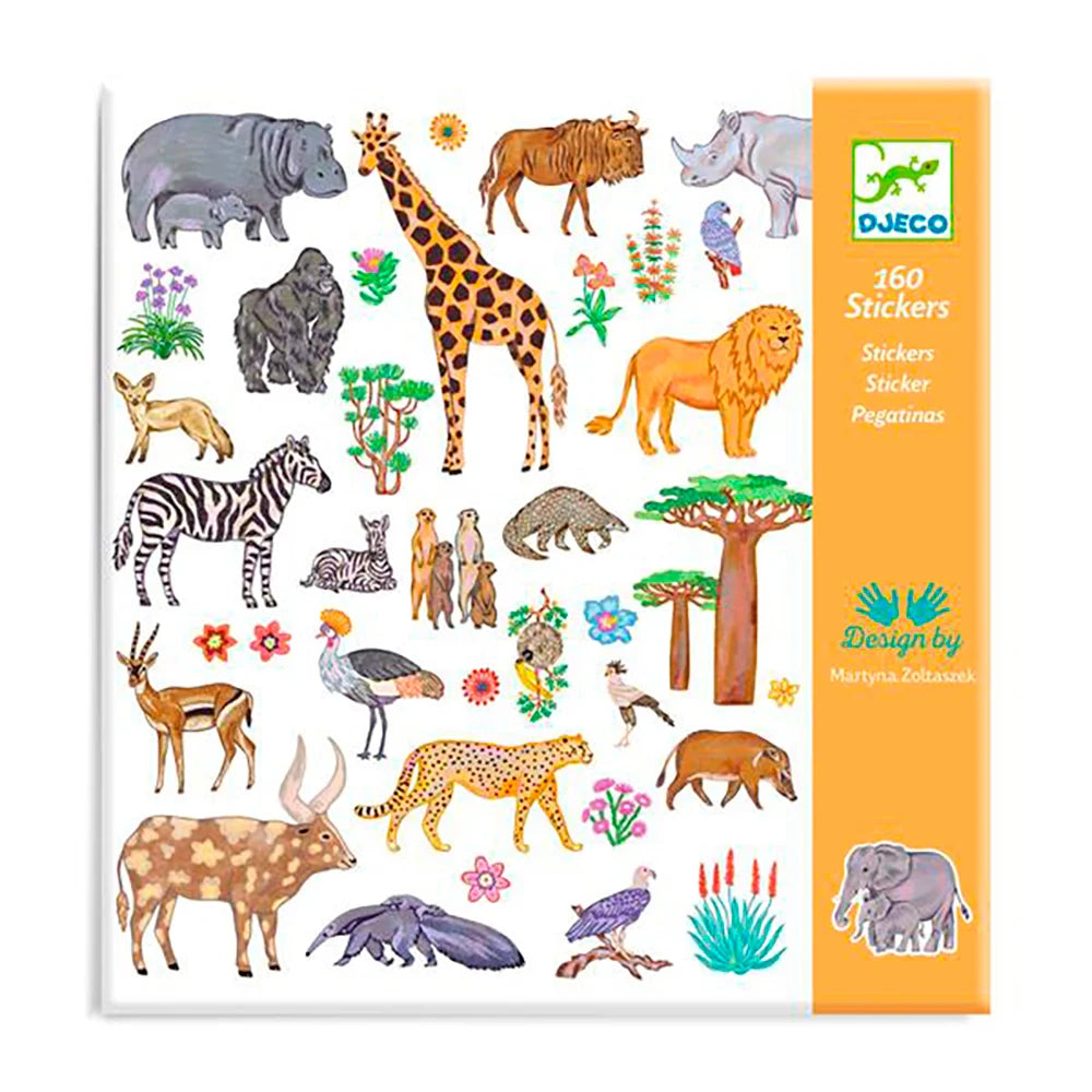 Djeco 160 Kenya Stickers
