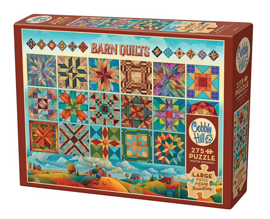 CobbleHill 🍁Barn Quilts  Easy Handling 275 Piece