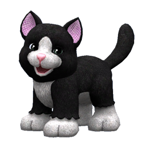 Webkinz 🍁Black And White Cat Plush