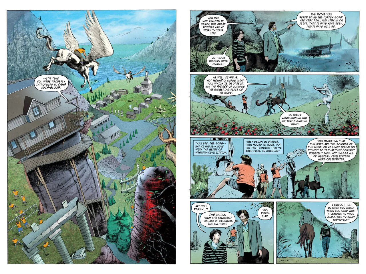 Lightning Thief: The Graphic Novel by Rick Riordan