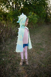 Rainbow Reversible Unicorn/Dragon Cape Size 5-6 Years