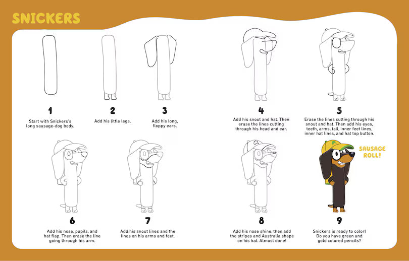 Penguin Young Readers Licenses Bluey: How to Draw