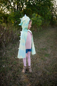 Great Pretenders🍁 Rainbow Reversible Unicorn Dragon Cape Size 5-6yrs