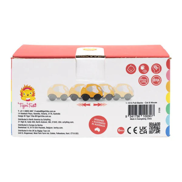 Tiger Tribe Cat And Mouse Pull Back