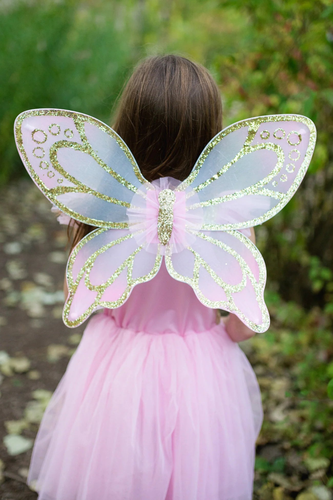 Great Pretenders Gold Butterfly Dress With Wings 5-7Years