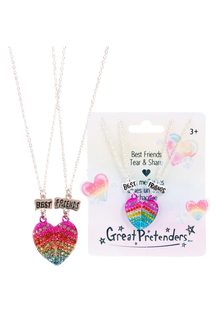 Great Pretenders Glamour Gals Tear & Share Necklaces 2 Piece
