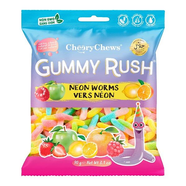 Gummy Rush Neon Worms